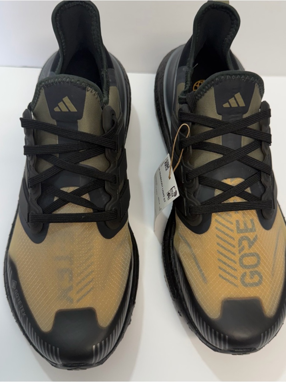 adidas Olive Green and Black GTX Trail Shoe Size 8.5 men’s